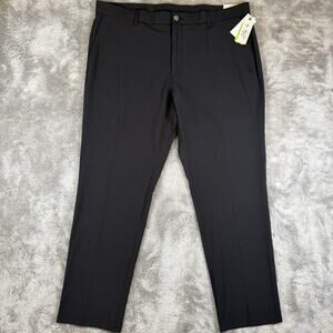 Original Penguin Tech Golf Pants Men's 38x30 Black Iris Stretch 5 Pocket NWT